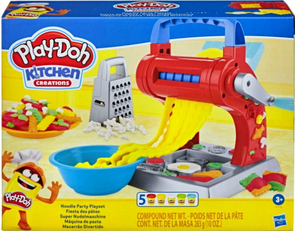 Наборы для лепки Hasbro Play-Doh Вечеринка с лапшой (E7776) - Фото 1