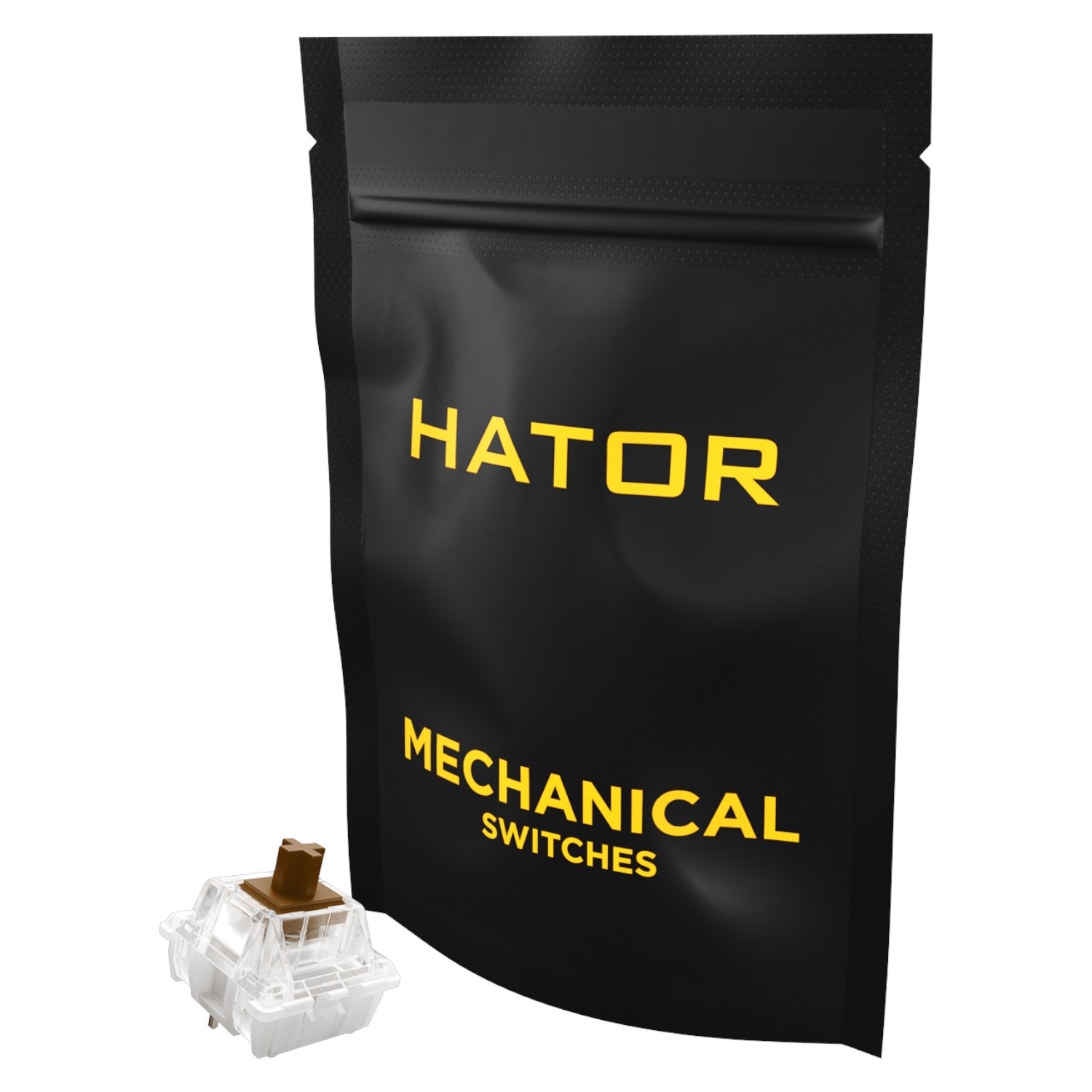 Набор переключателей для клавиатуры Hator Aurum Choco switch tactile 10 шт. (HTS-186) - Фото 1