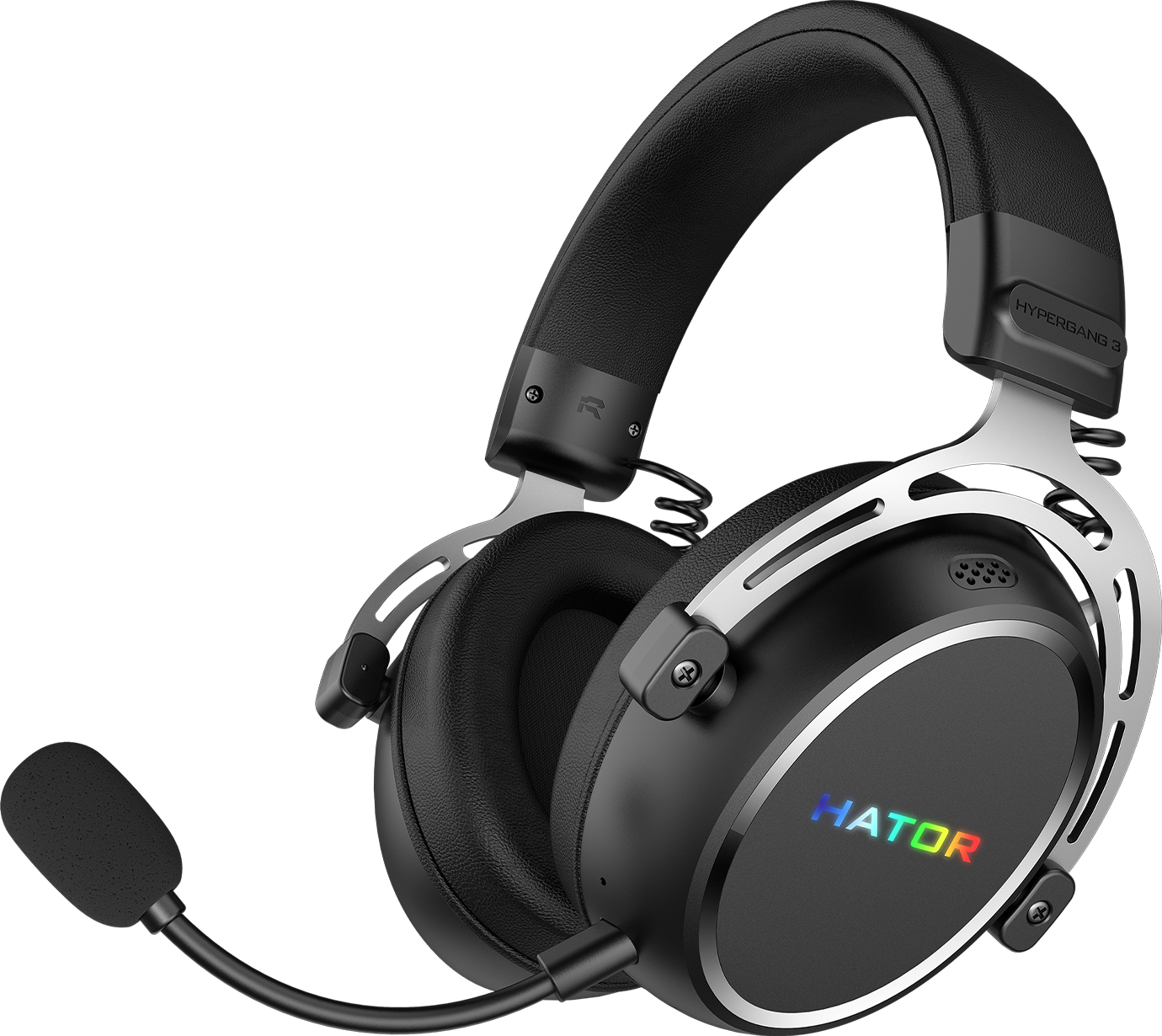 Гарнитура беспроводная игровая Hator HYPERGANG 3 Hi-Res Wireless Black (ESH55) - Фото 1