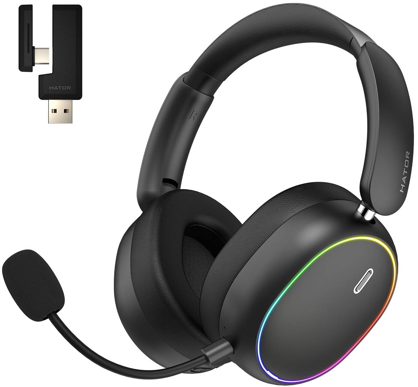 Гарнітура бездротова ігрова Hator Phoenix 2 Wireless Black (ESH40)