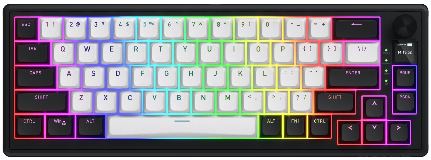 Купить Клавиатура беспроводная игровая Hator Skyfall 65 MAG ULTIMA 8K wireless Black/White (HTK3860) - Фото 1 Клавиатура беспроводная игровая Hator Skyfall 65 MAG ULTIMA 8K wireless Black/White (HTK3860) - Фото 1