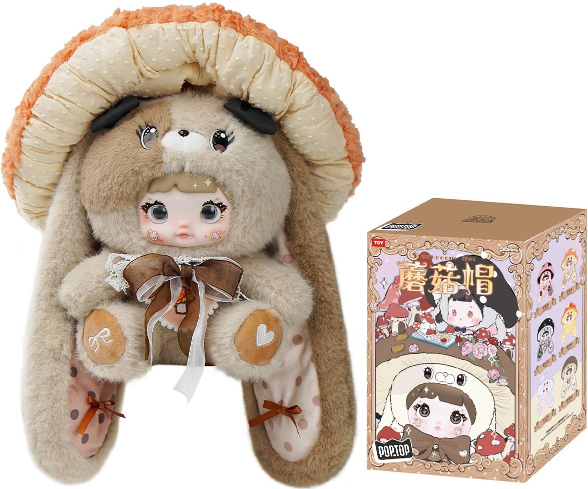 Колекційна м'яка іграшка Pop Top Hi TOY серії Nommi - ГРИБОЧКИ 400% в асортименті (HC017) - Фото 1