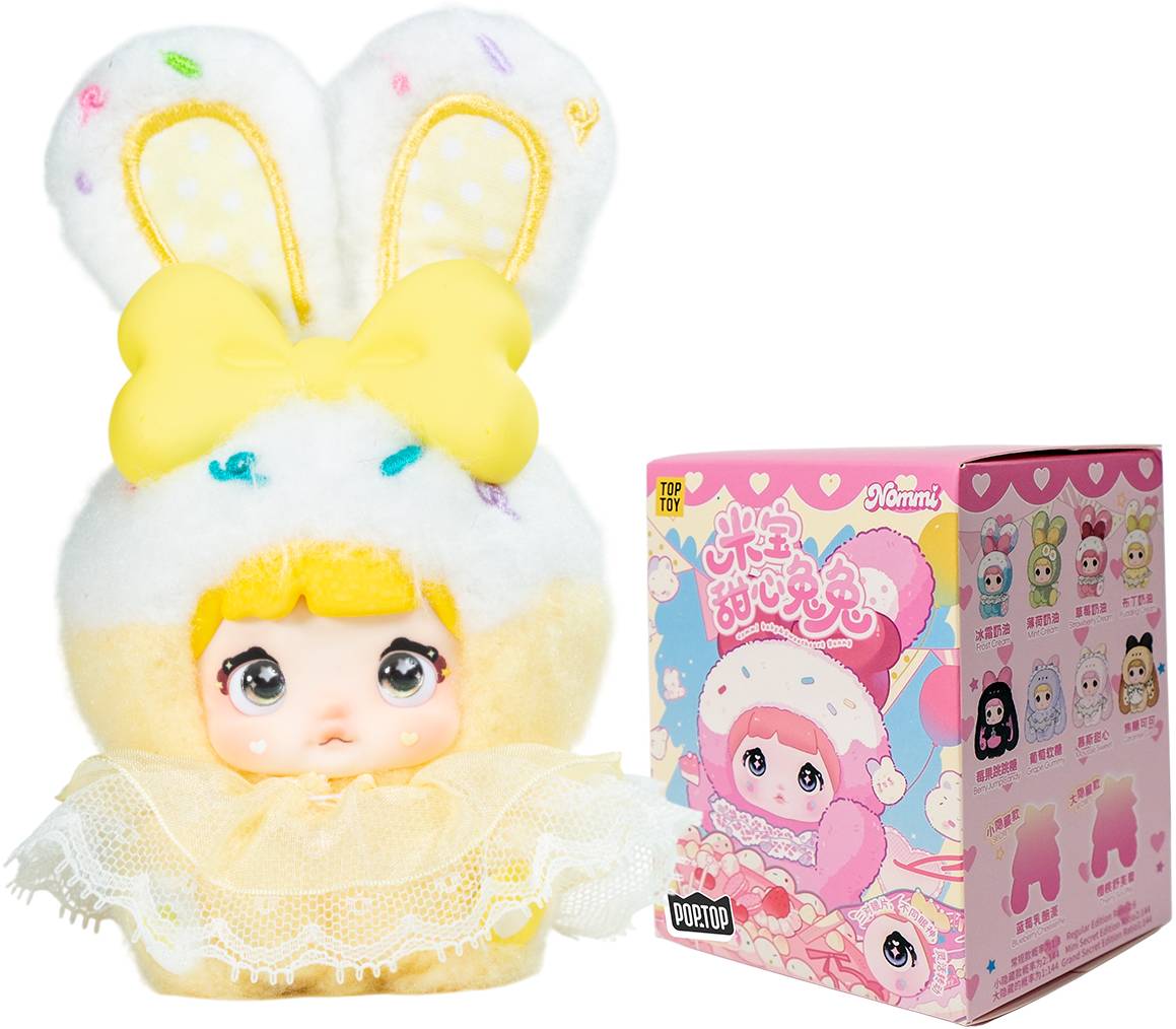 Колекційна м'яка іграшка Pop Top Hi TOY серії Nommi - ЗАЙЧАТА в асортименті (HC023) - Фото 1