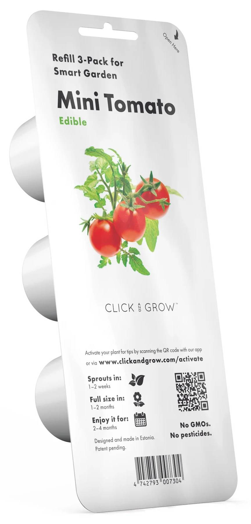 Сменный картридж для умного цветочного горшка Click&Grow Мини-томаты new 7304 - Фото 1