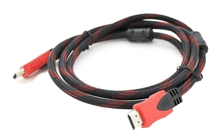 Кабель HDMI Merlion HDMI-HDMI 1.8m Black/Red (YT-HDMI(M)/(M)NY/RD-1.8m/00257) - Фото 1