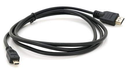 Кабель HDMI Merlion HDMI A-D micro, 1.5m (YT-HDMI (M)-micro(M)-1.5) - Фото 1