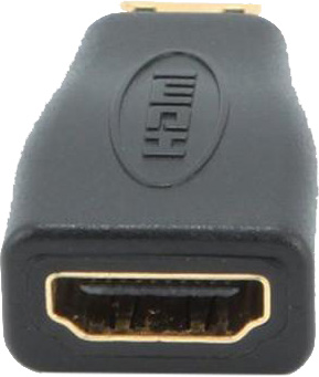 Переходник HDMI Cablexpert HDMI - miniHDMI M/F Black (A-HDMI-FC) - Фото 1