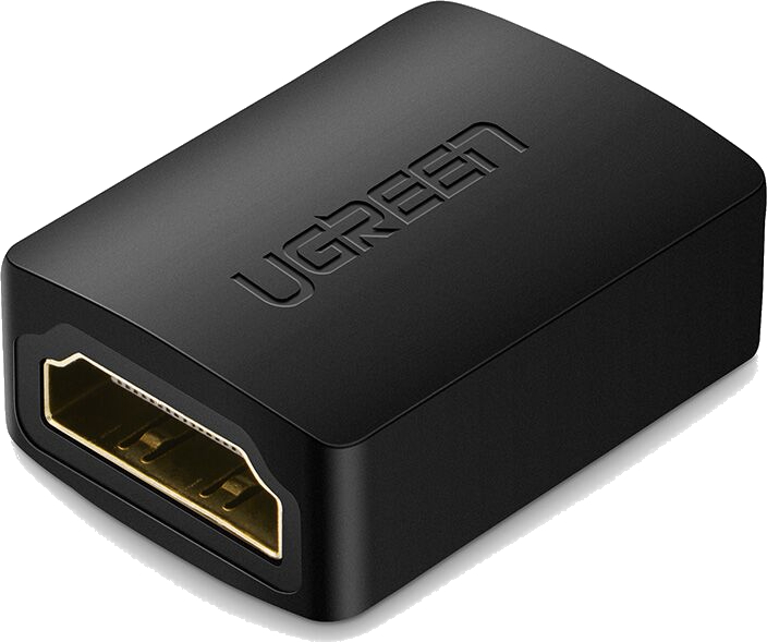 Переходник HDMI UGREEN HDMI 2.0 4K@60Hz F/F Black (20107) - Фото 1