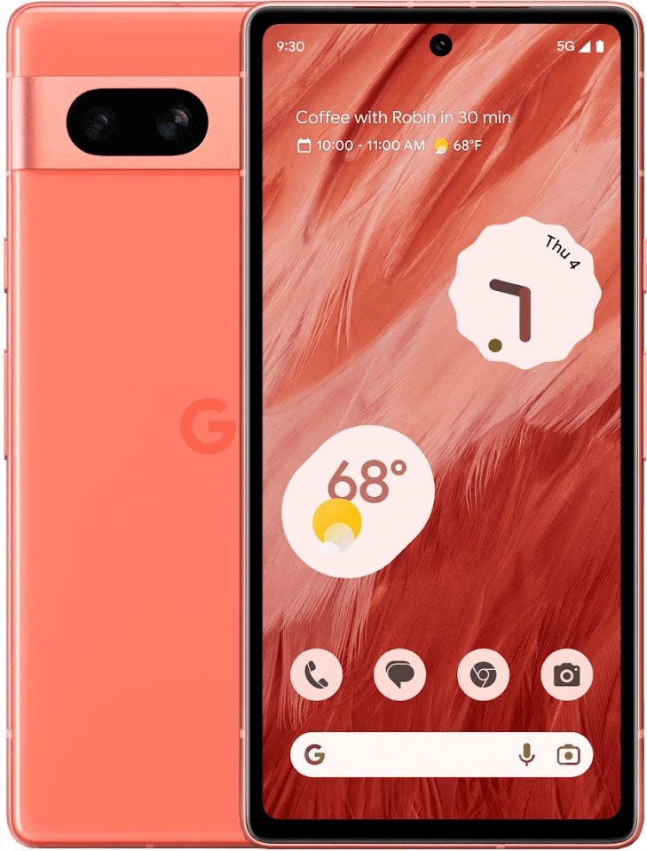 Смартфон Google Pixel 7a 128GB Coral (Відновлений, Ідеальний стан) - Фото 1