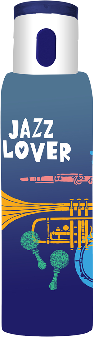 Пляшка для води Herevin Hanger-Jazz Lover 0.75 л (161407-086) - Фото 1