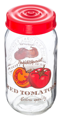 Ємність для сипучих Herevin Tomato 1 л (171541-057) - Фото 1