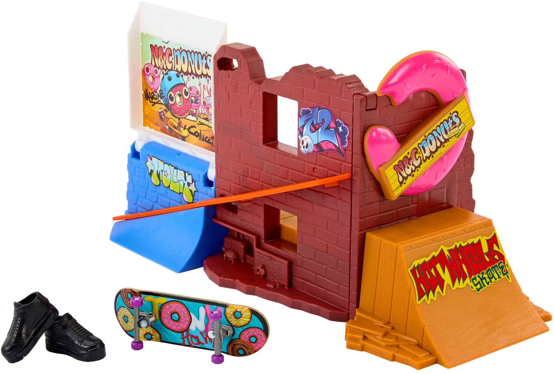 Игровой набор Hot Wheels "Первая тренировка" серии "Скейты" (в ас.) (HGT91) - Фото 1