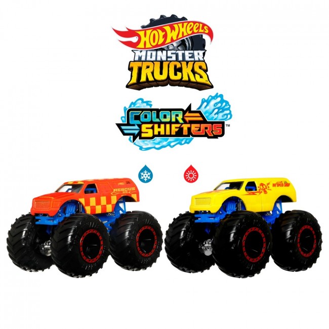 Машинка, що змінює колір Hot Wheels Машинка-позашляховик "Зміни колір" серії "Monster Trucks" (в ас.) (HGX06) - Фото 1