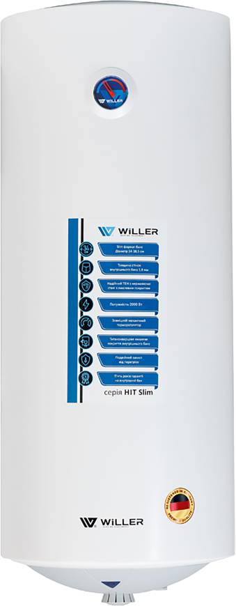 Купити Водонагрівач Willer EV50SR-HIT Slim - Фото 1 Водонагрівач Willer EV50SR-HIT Slim - Фото 1