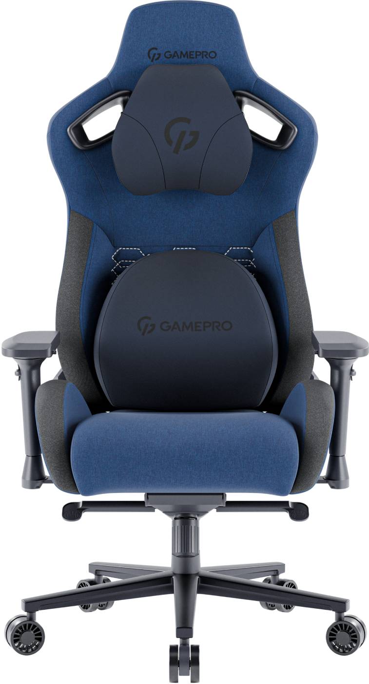 Кресло для геймеров GamePro Size XL Fabric Dark Blue (GC900DB) - Фото 1