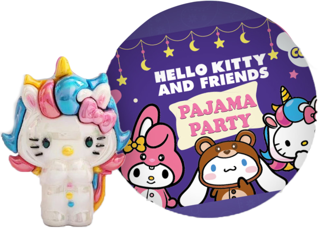 Игровая фигурка-сюрприз Cool Things серии Hello Kitty - ПИЖАМНАЯ ВЕЧЕРИНКА в ассортименте (HK066) - Фото 1