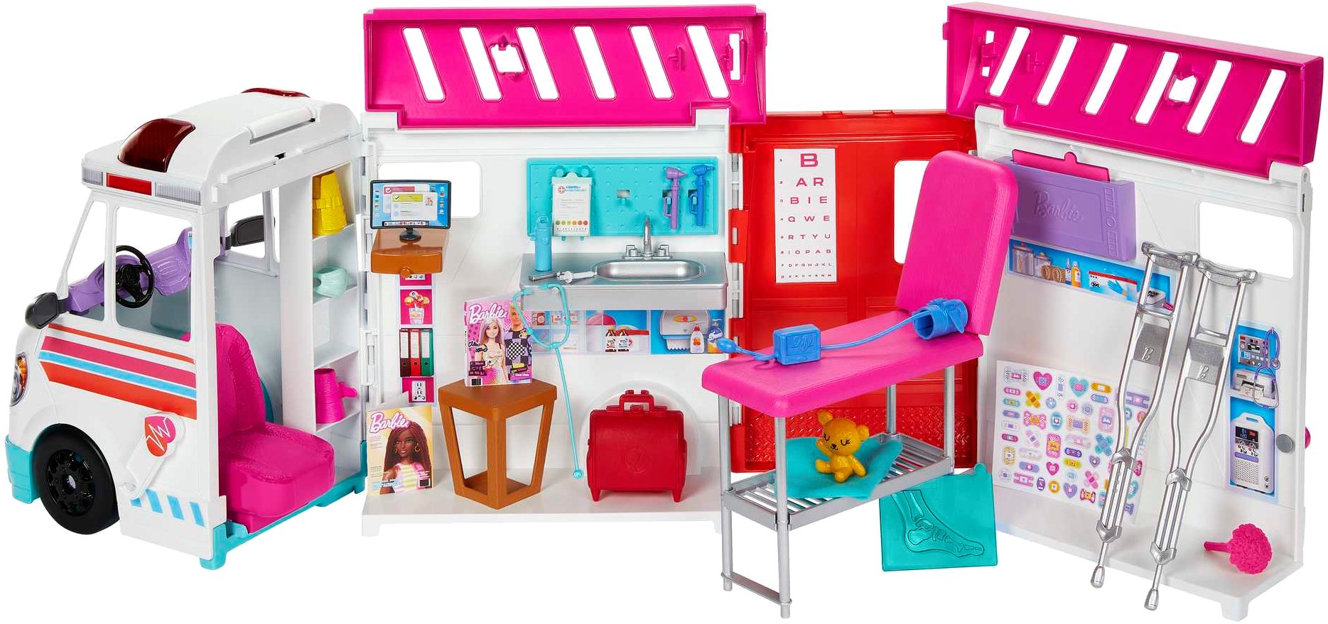 Транспорт для колекційної ляльки Barbie "Рятувальний центр" (HKT79) - Фото 1