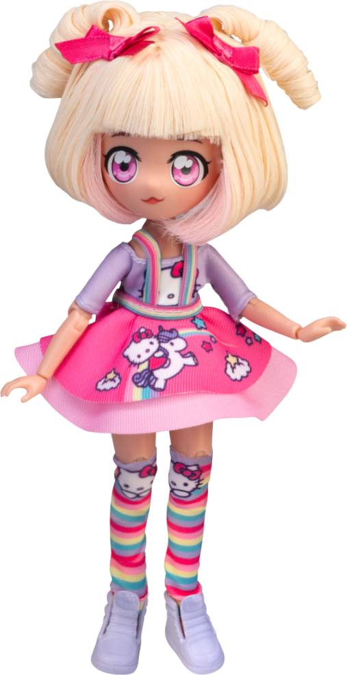 Лялька 4SF Manga Dolls Hello Kitty – ЦУКЕРЕЦЬ-ЄДИНОРІГ (HKTF0400) - Фото 1