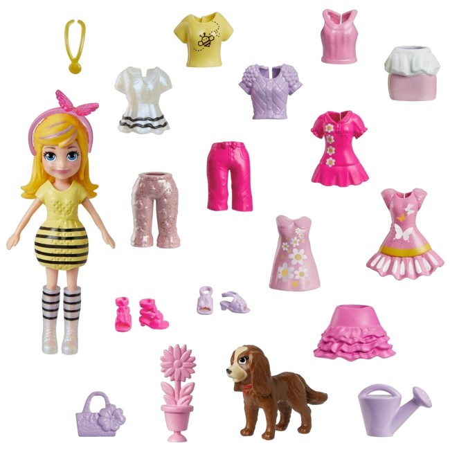 Колекційна лялька набір Polly Pocket Набір "Стильний гардероб модниці" (в ас.) (HKV88) - Фото 1