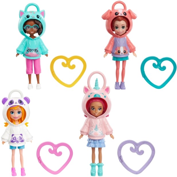 Міні-лялька Polly Pocket у худі (в ас.) (HKV98) - Фото 1