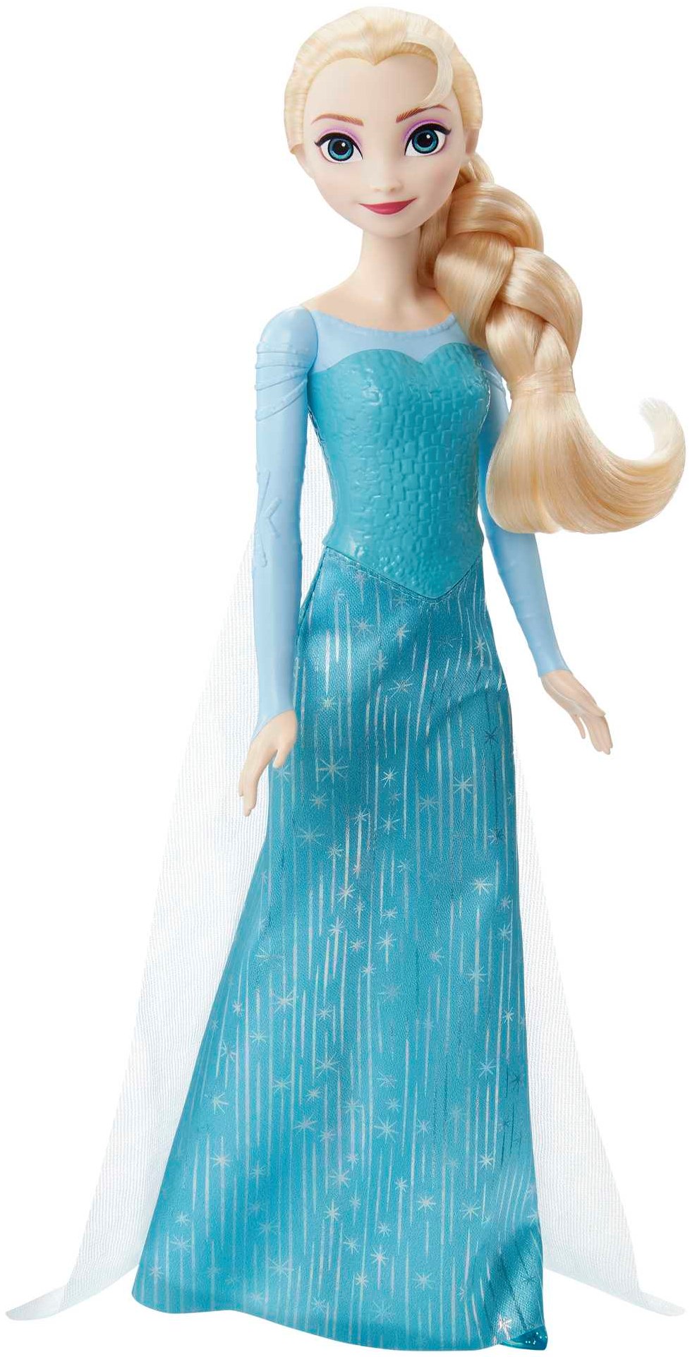 Колекційна лялька Disney Frozen Ельза з м/ф "Крижане серце" у сукні зі шлейфом (HLW47) - Фото 1