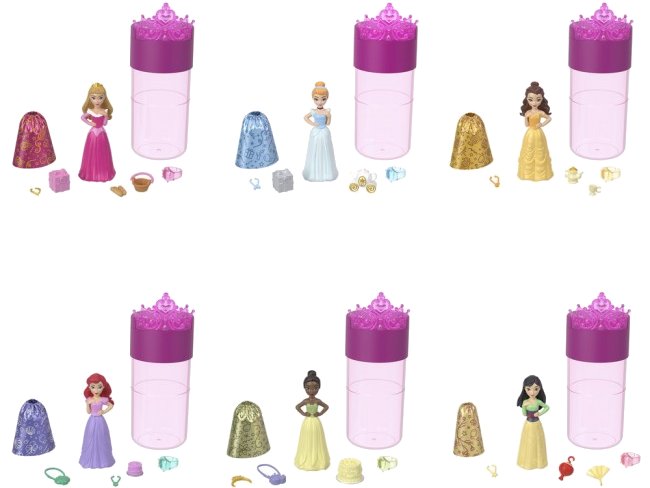 Колекційна лялька DISNEY PRINCESS "Royal Color Reveal"(в ас.) (HMK83) - Фото 1