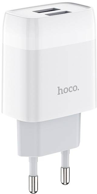 Мережевий зарядний пристрій HOCO C73A 12W White (6931474712912) - Фото 1