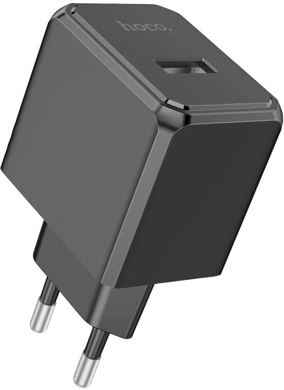 Мережевий зарядний пристрій HOCO CS11A Ocean single port charger Black (6942007603546) - Фото 1
