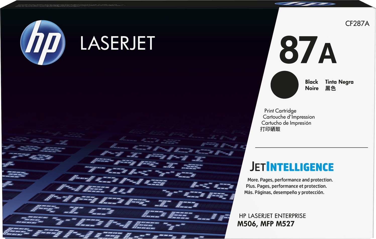Картридж для лазерных принтеров/МФУ HP 87A LJ M527c/M506dn/M506x/M527dn/M527f Black (9000 стр) (CF287A) - Фото 1