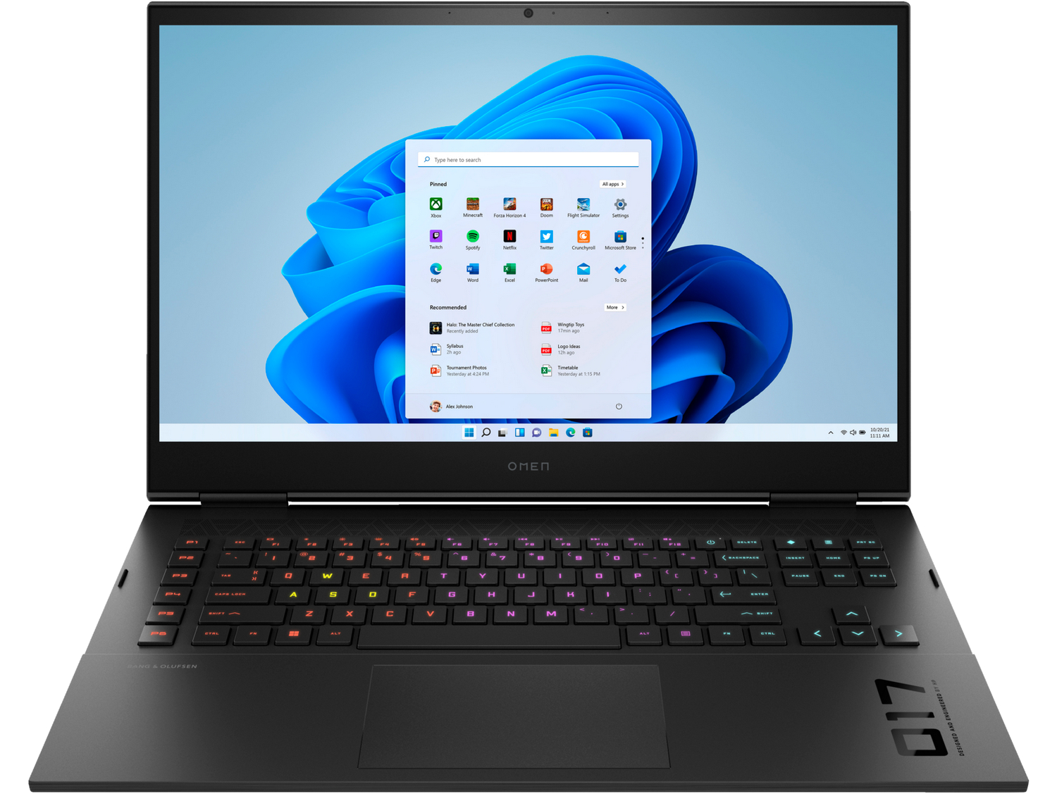 Ноутбук ігровий HP OMEN 17-ck2002ua (8A803EA) Black - Фото 1