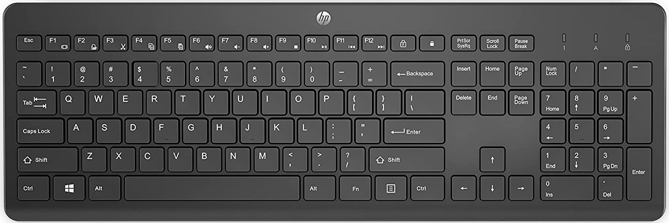 Клавиатура беспроводная HP 230 WL Black (3L1E7AA) - Фото 1
