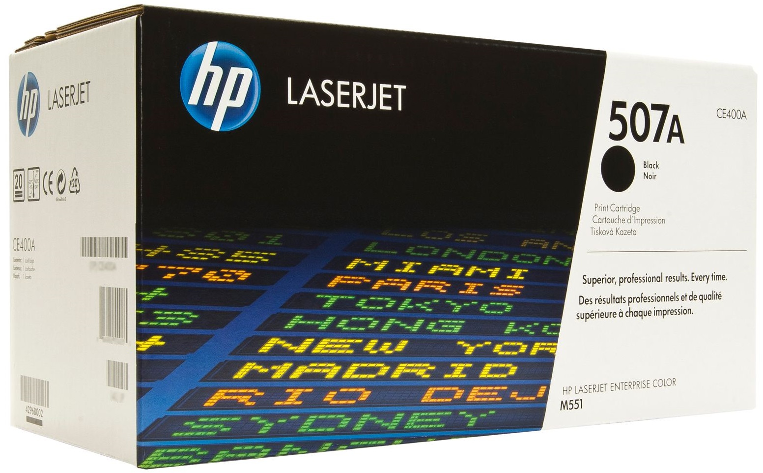 Картридж для лазерных принтеров/МФУ HP LaserJet Enterprise 500 Color M551n/ 551dn/551xh black (CE400A) - Фото 1