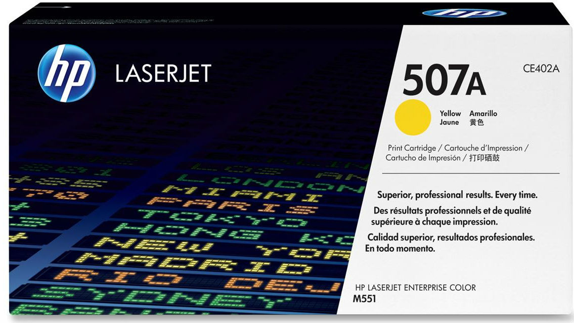 Картридж-тонер HP LaserJet Enterprise 500 Color M551n/ 551dn/551xh yellow (CE402A) - Фото 1