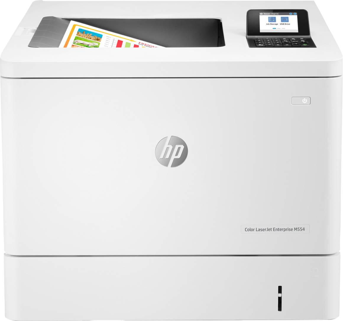 Принтер для цветной печати HP LJ Enterprise M554dn (7ZU81A) - Фото 1