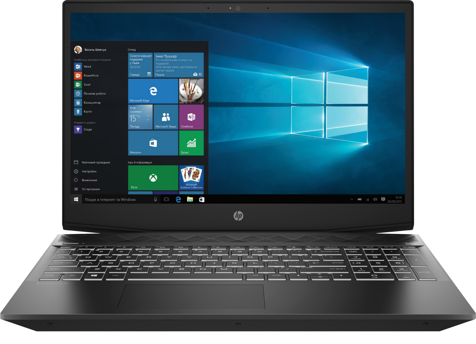 Ноутбук игровой HP Pavilion Gaming 15-cx0132 (6AW76EA) Black купить ...
