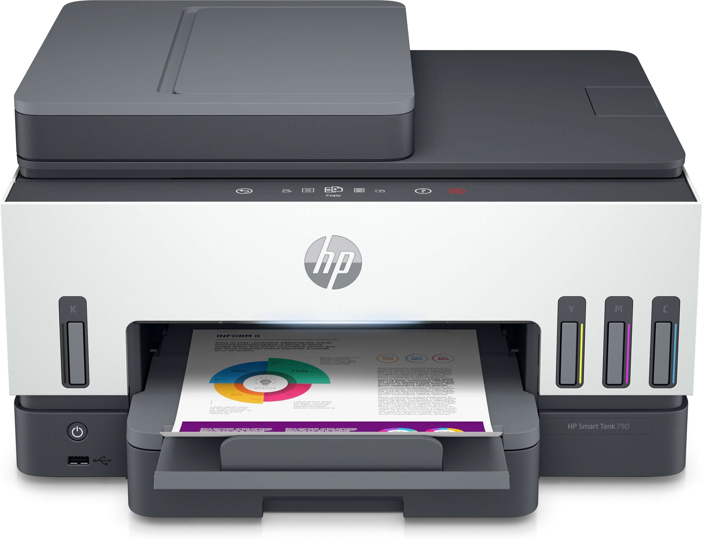 МФУ цветной печати HP Smart Tank 790 с Wi-Fi (4WF66A) - Фото 1