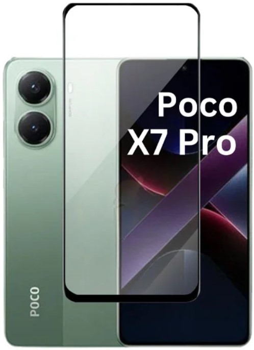 Защитное стекло для смартфона BeCover for Poco X7 Pro Black (713415) - Фото 1