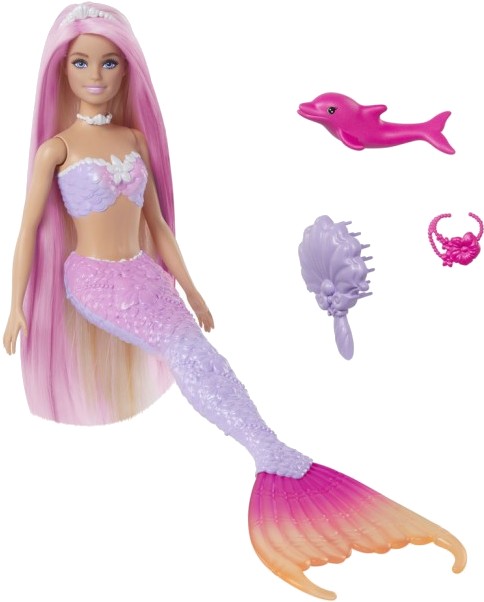 Лялька Barbie Русалка "Кольорова магія" серії Дрімтопія  (HRP97) - Фото 1