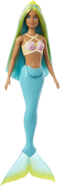Лялька Barbie Русалонька "Блакитно-зелений мікс" серії Дрімтопія  (HRR03) - Фото 1