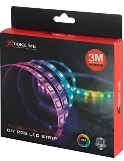 Светодиодная лента XTRIKE ME 5050 Led Chip Bluetooth, App Control, 3m (HT-5050B3) - Фото 1
