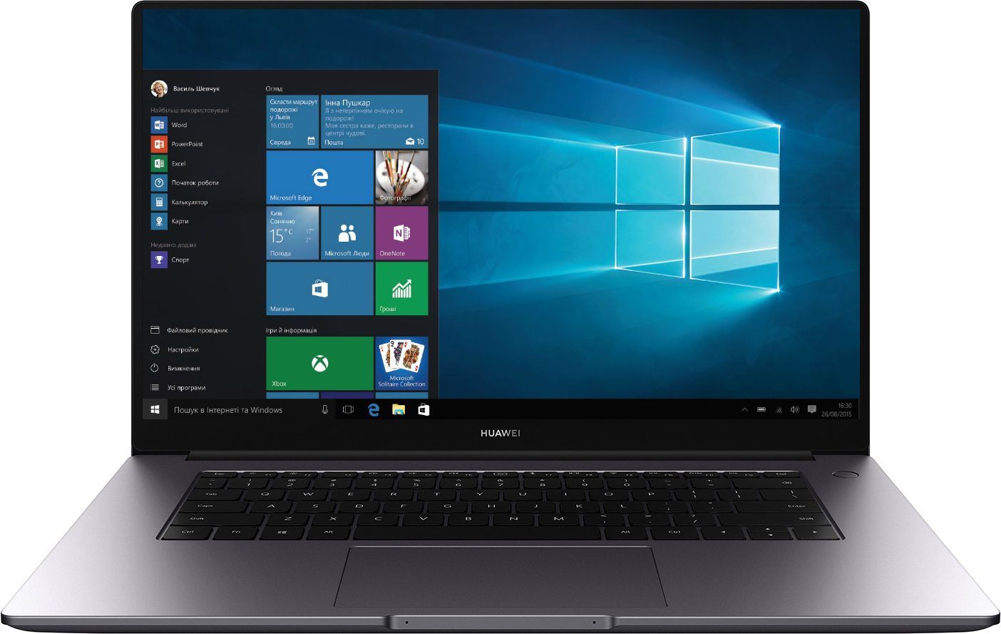 HUAWEI MATEBOOK D15 】 купить в Киеве, Украине. Ноутбук Huawei Matebook D15