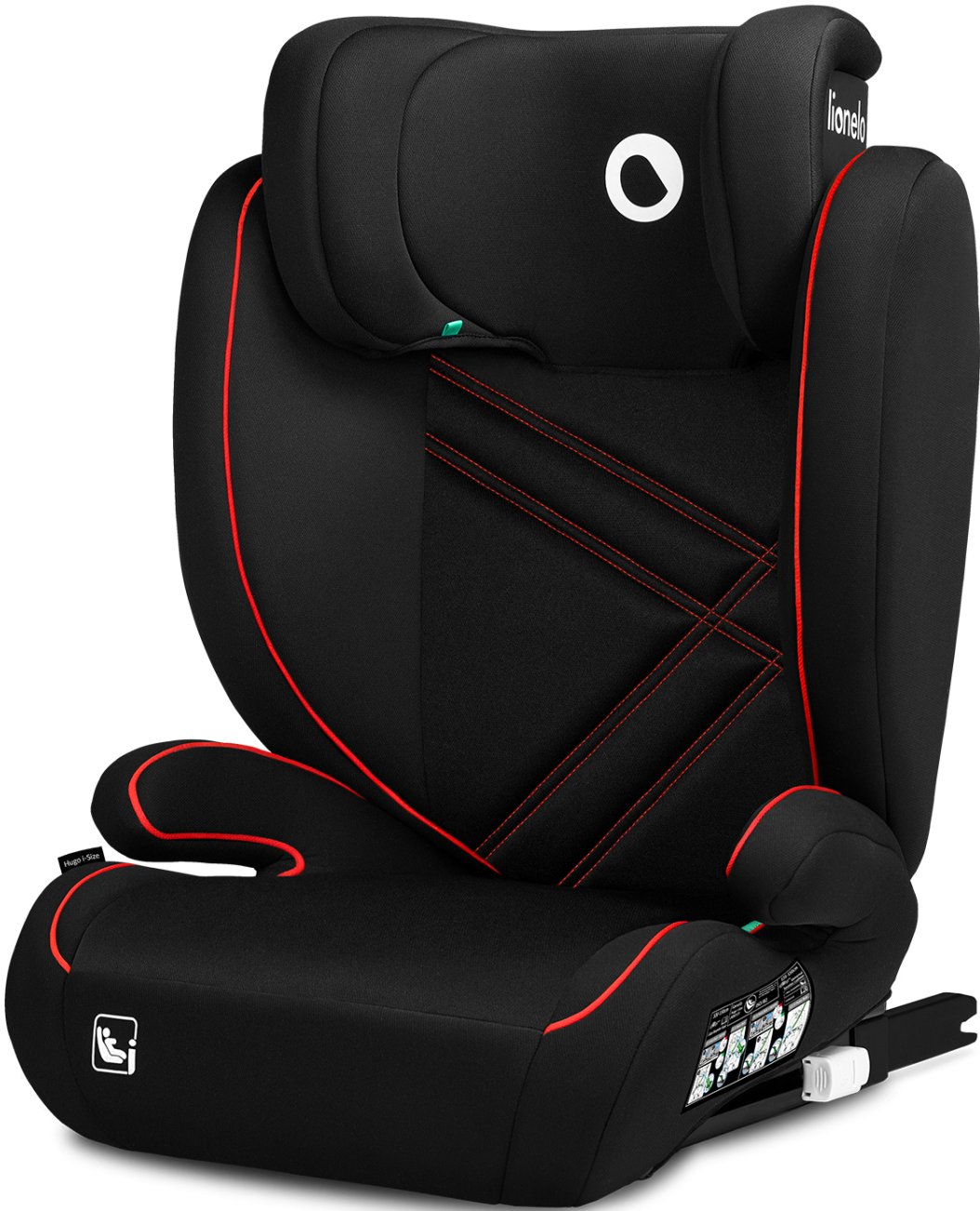 Автокресло Lionelo HUGO I-SIZE SPORTY BLACK - Фото 1