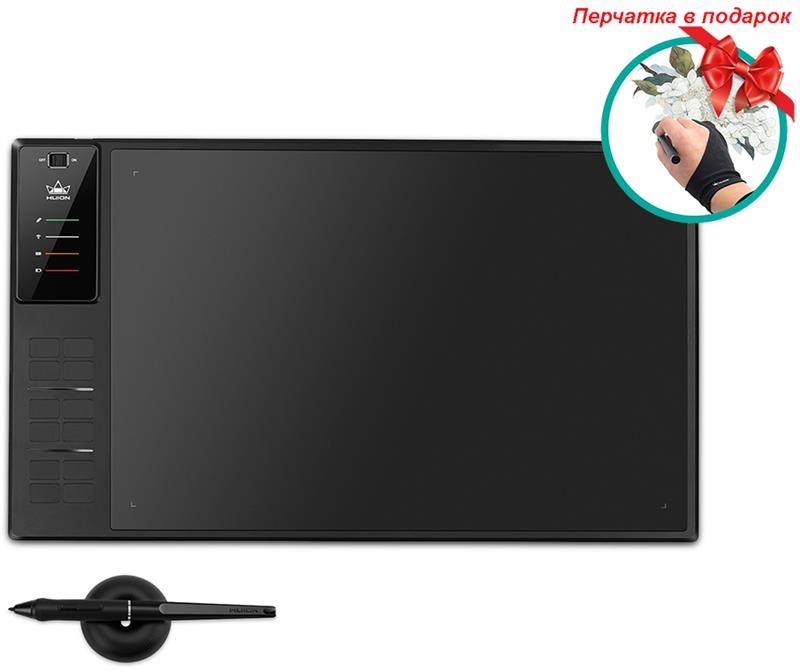 Графический планшет Huion Giano WH1409 V2 + перчатка - Фото 1