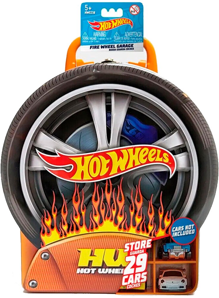 Контейнер для хранения INTEK Металлический конейнер-колесо Hot Wheels (HWCC18) - Фото 1