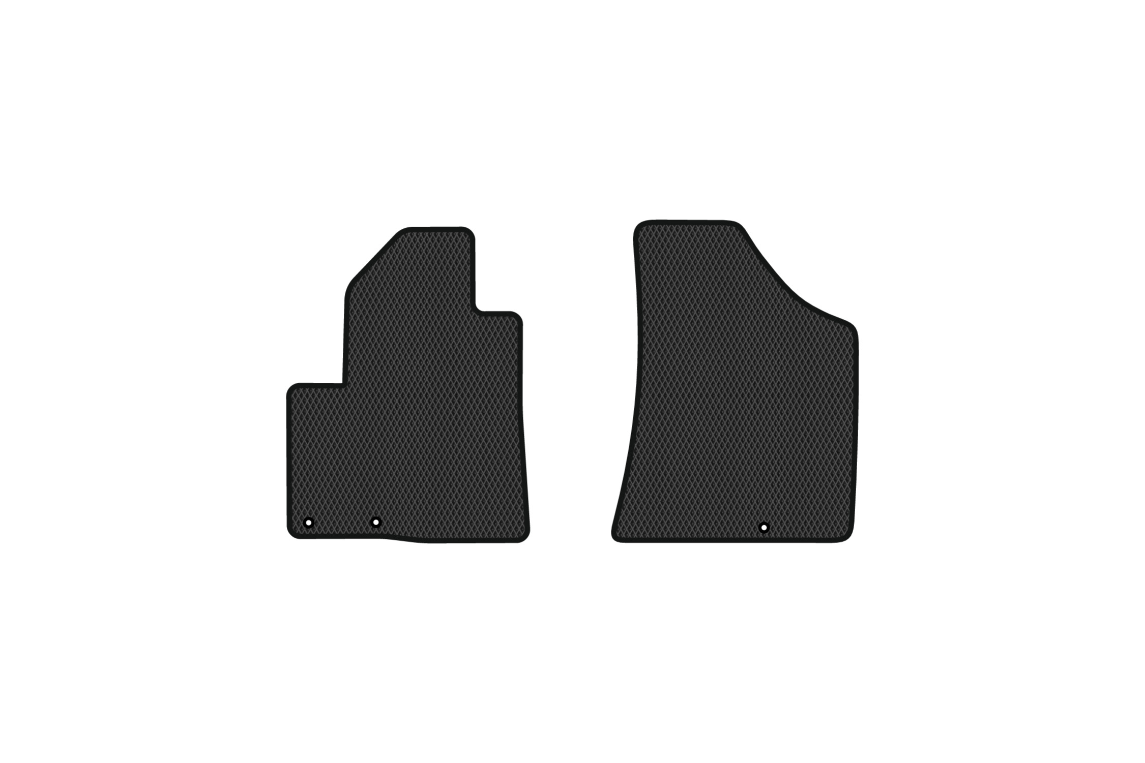 EVA коврики в салон авто передние EVAtech для Santa FE (CM) Restyling (Hinged Gas Pedal) 7 seats (3 clips) Hyundai 2010-2012 2 поколение SUV EU HY13314AG2KD3RBB - Фото 1