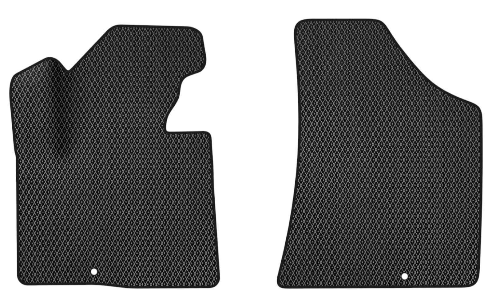 EVA коврики в салон авто передние EVAtech для Santa FE (CM) Restyling (Floor Gas Pedal) 7 seats (2 clips) Hyundai 2010-2012 2 поколение SUV EU HY13315AE2KD2RBB - Фото 1