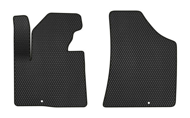 EVA коврики в салон авто передние EVAtech для Santa FE (CM) Restyling (Floor Gas Pedal) 5 seats (2 clips) Hyundai 2010-2012 2 поколение SUV EU HY13943AV2KD2RBB - Фото 1