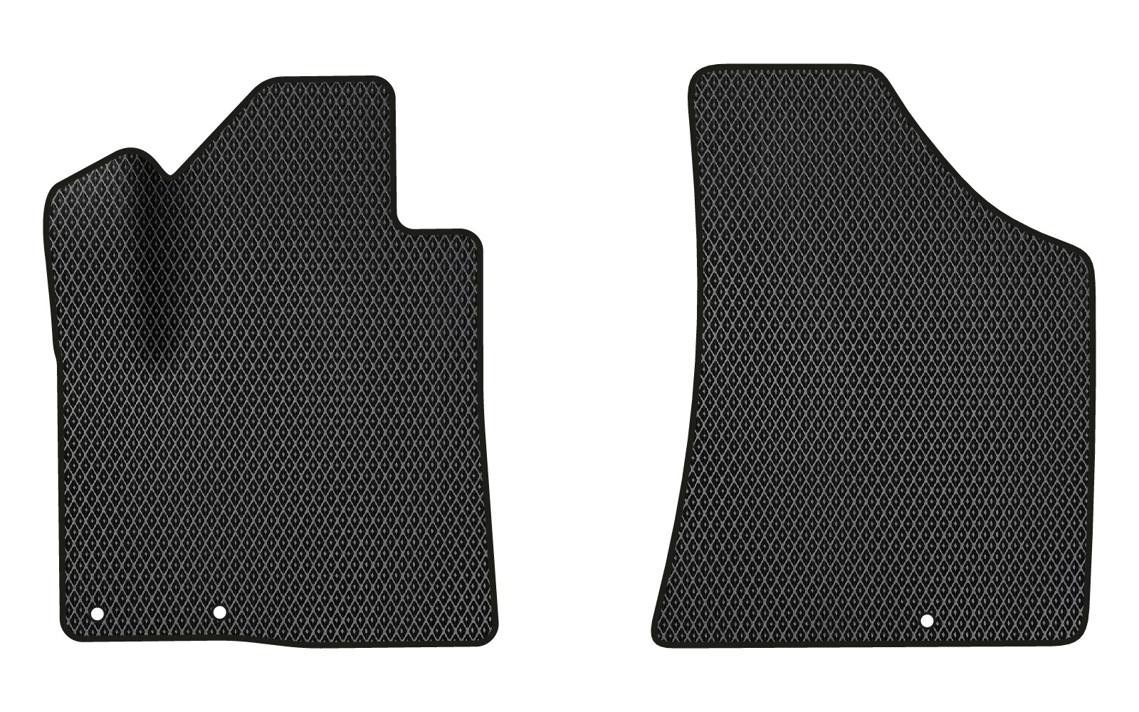 EVA коврики в салон авто передние EVAtech для Santa FE (CM) Restyling (Hinged Gas Pedal) 7 seats Hyundai 2010-2012 2 поколение SUV USA HY13945AE2KD3RBB - Фото 1