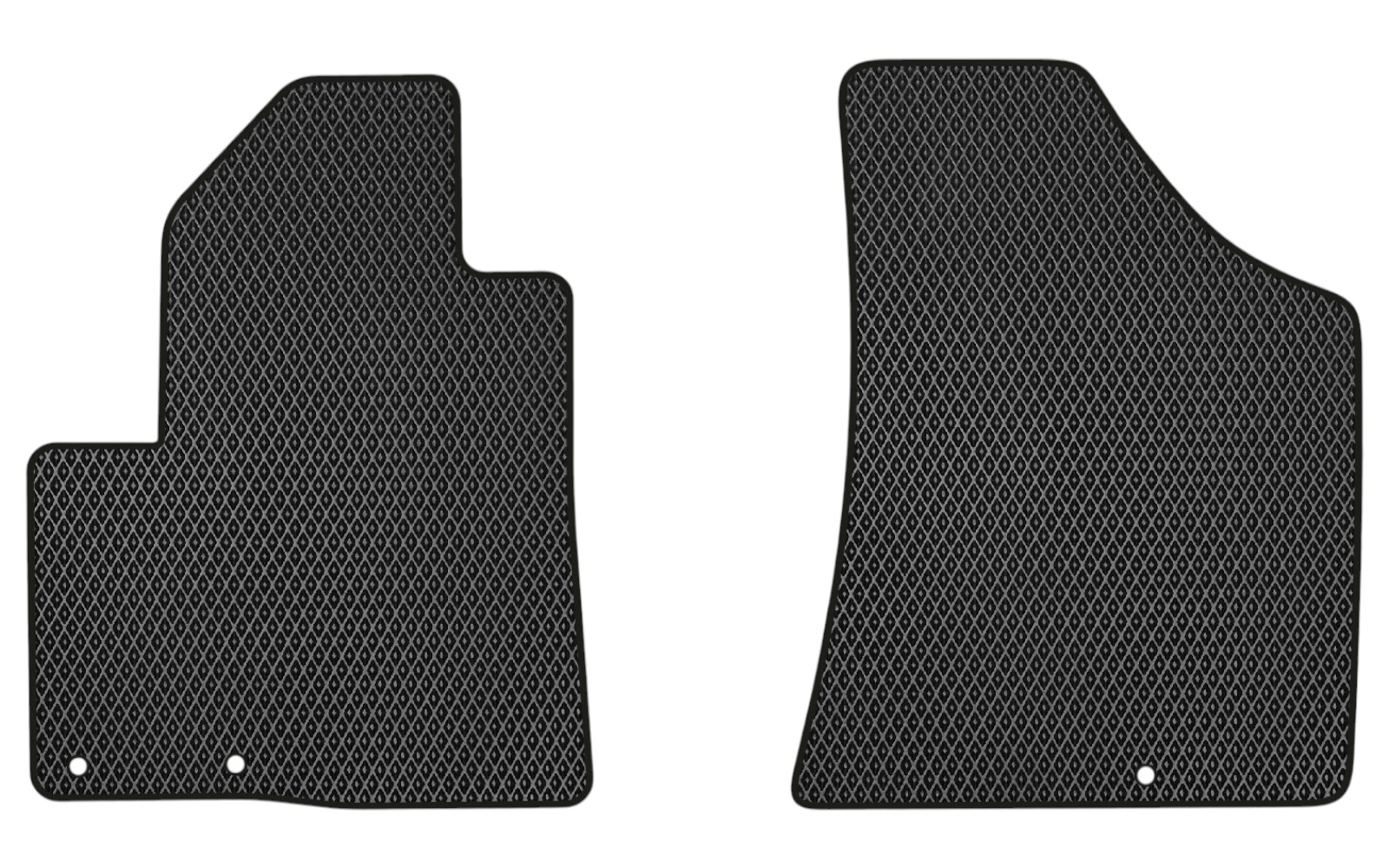 EVA коврики в салон авто передние EVAtech для Santa FE (CM) Restyling (Hinged Gas Pedal) 7 seats Hyundai 2010-2012 2 поколение SUV USA HY13945AG2KD3RBB - Фото 1
