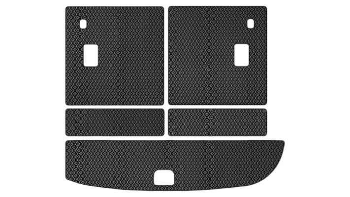 EVA килимок в багажник авто EVAtech для Santa FE (CM) Restyling (Hinged Gas Pedal) 7 seats Hyundai 2010-2012 2 покоління SUV USA (HY13945BE5RBB) - Фото 1